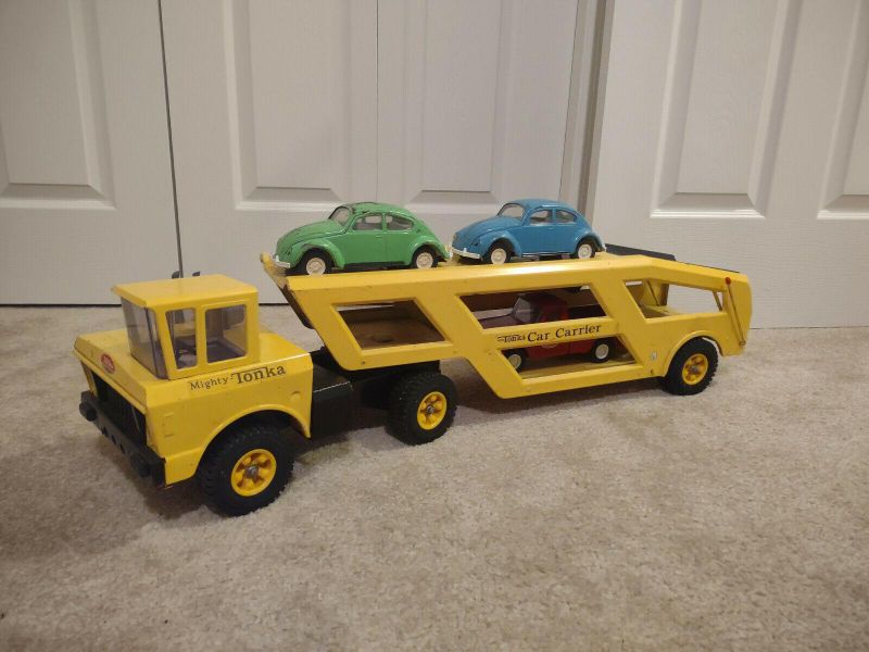 Vintage Tonka Truck Mighty Car Carrier 3990