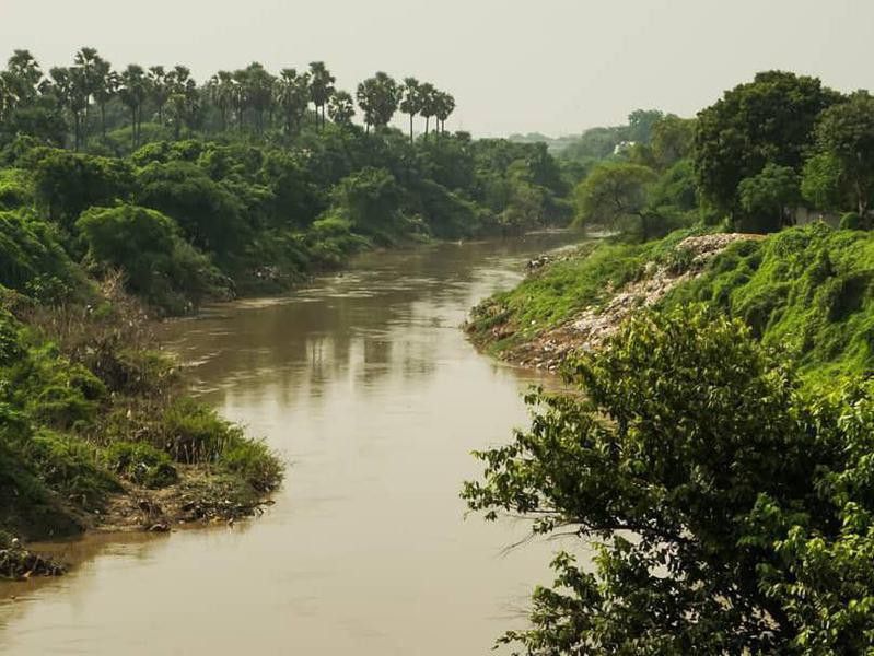 Vishwamitri River in India