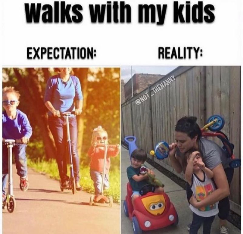 Walking with kids