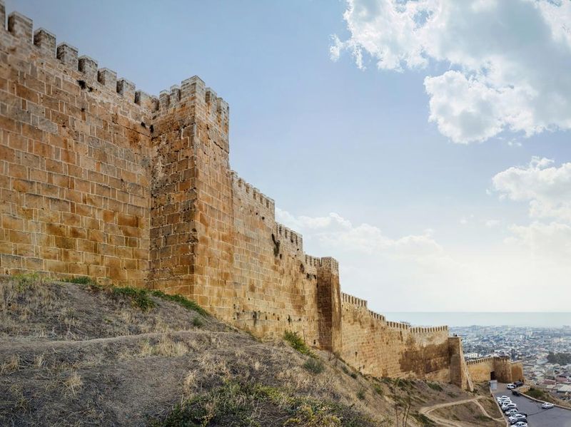 Wall of Naryn-Kala fortress, Derbent