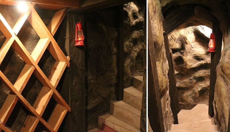Wayne Newton's wine cellar