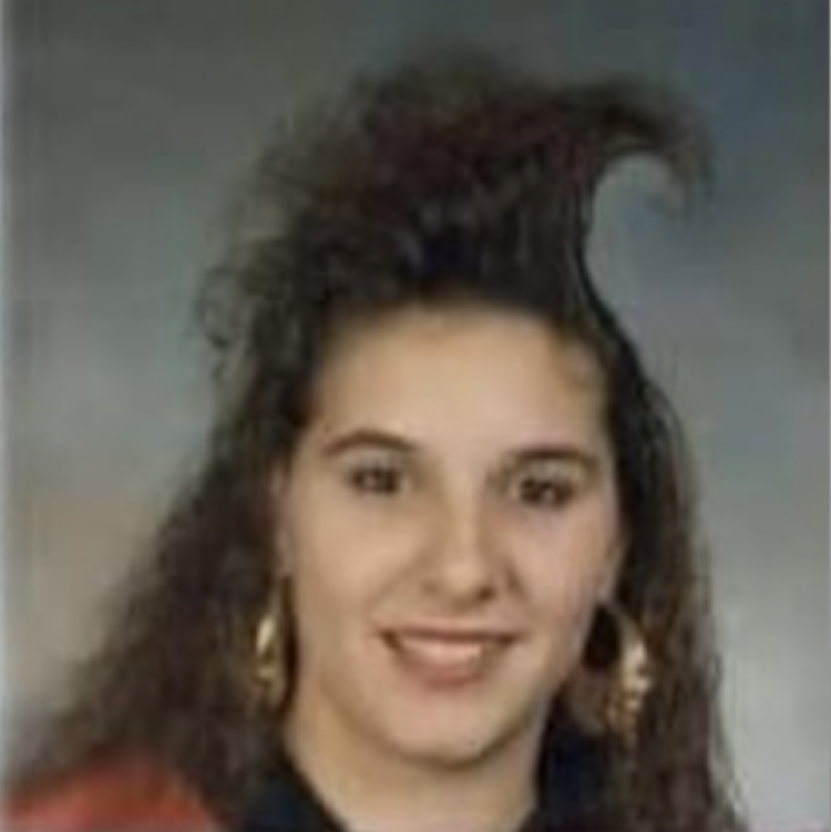 Weird 1980s hair