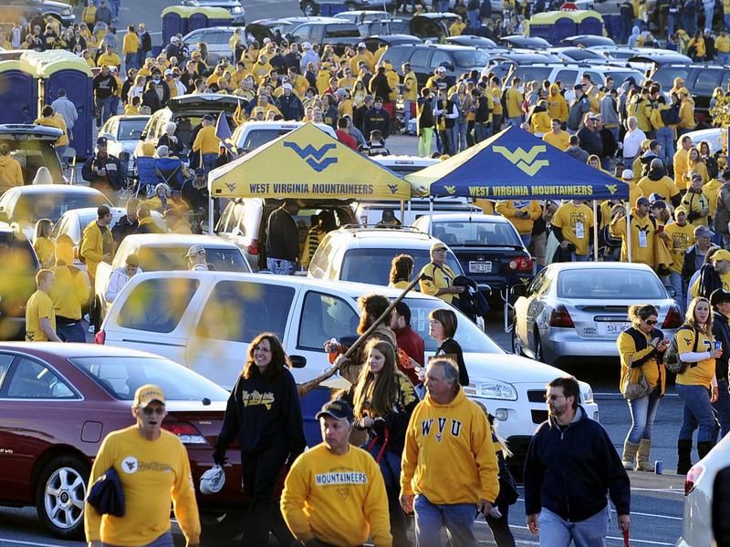 West Virginia fans on game day