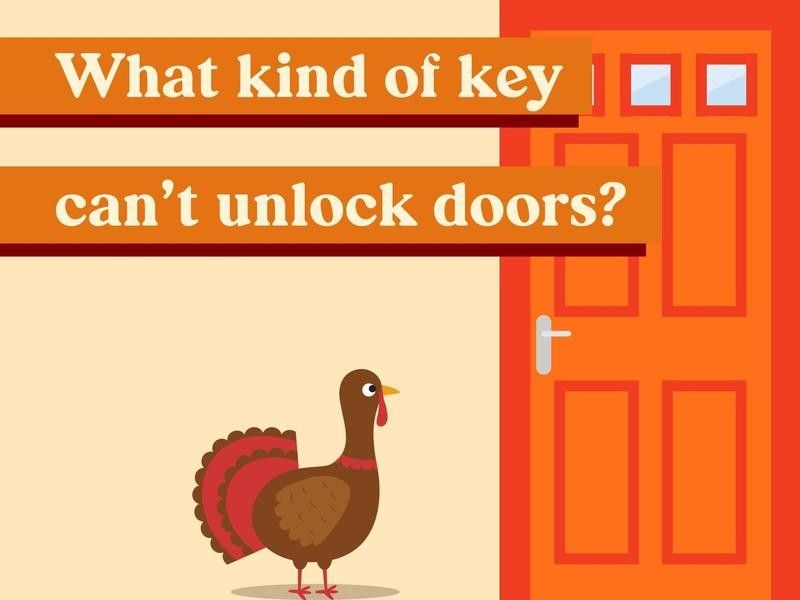 What kind of key can't unlock doors?