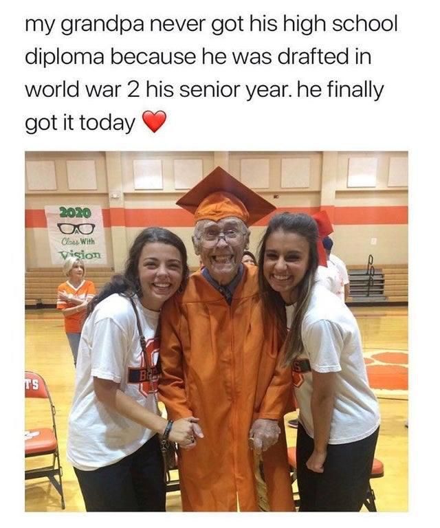 Wholesome grandpa meme