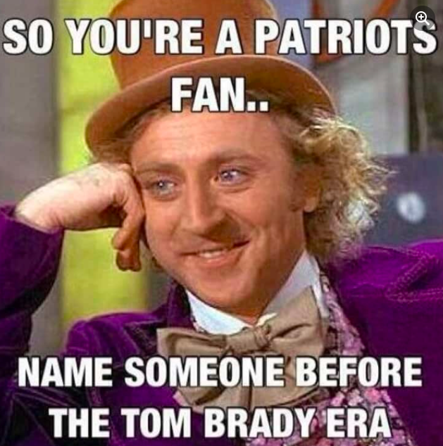 Willy Wonka New England Patriots meme