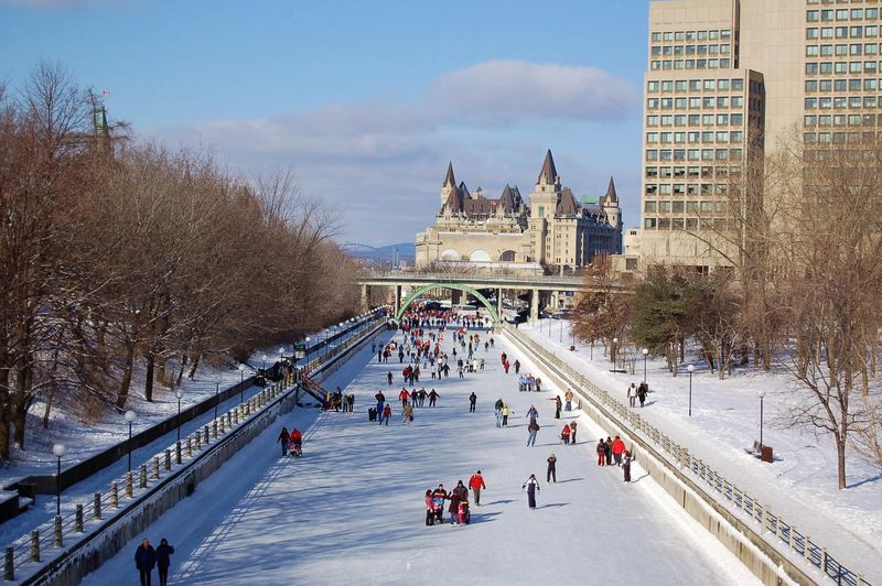 Winter wonderland at the Rideau Canal