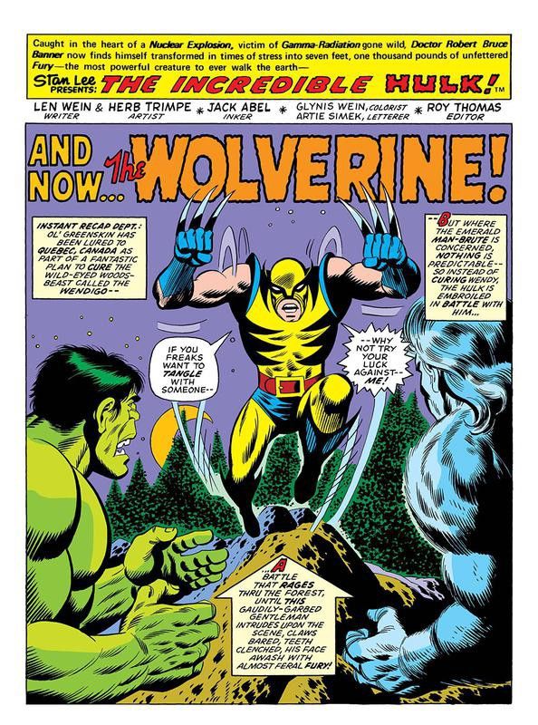 Wolverine first apperance