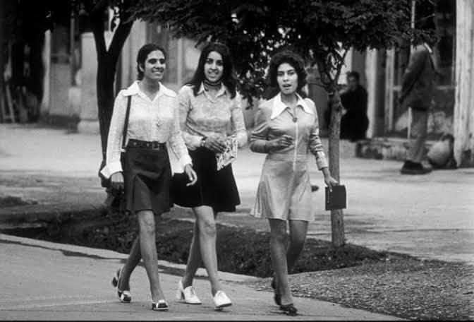 Women in Kabul, Afghanistan, in the early 1970s