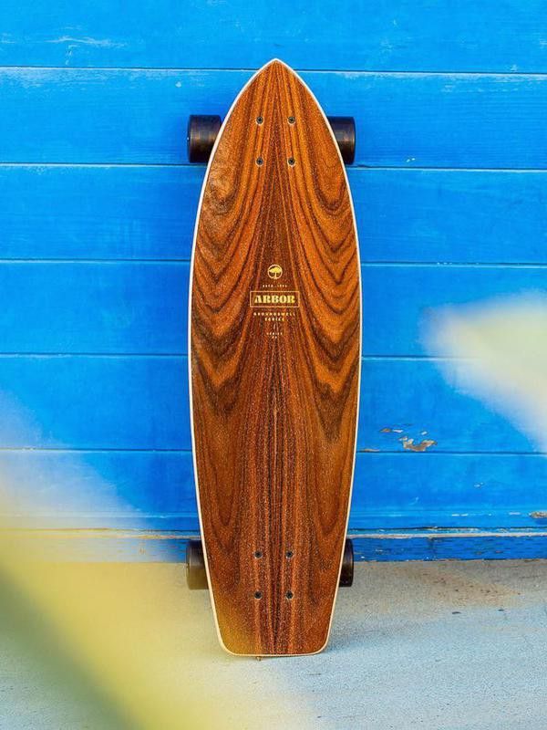 Wooden longboard