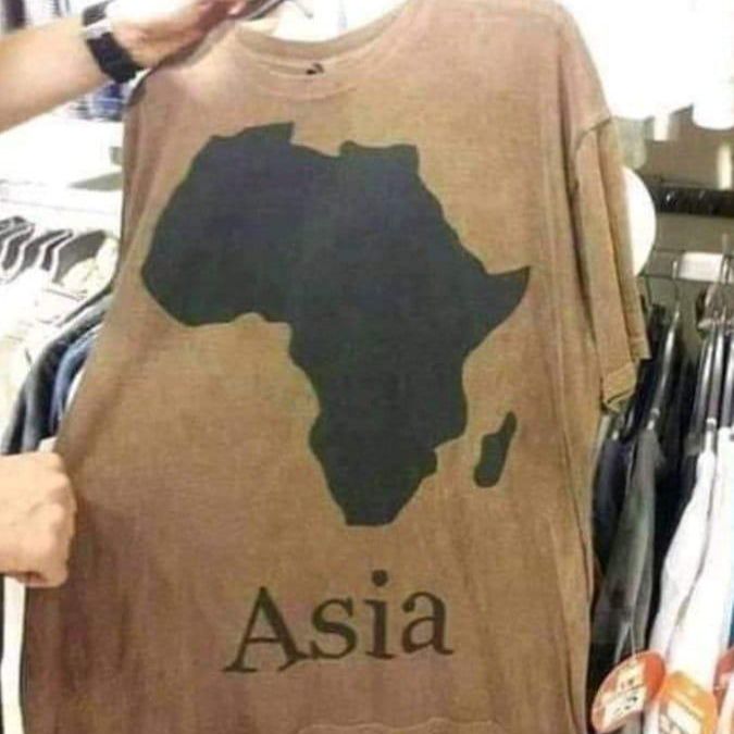 Wrong geography t-shirt